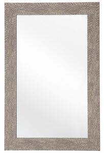 Specchio da parete in color marrone scuro 60x91 cm Beliani
