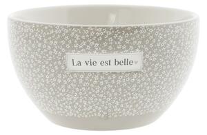 Bastion Collections Scodella La Vie est Belle in Ceramica