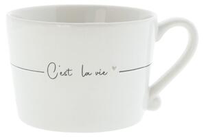 Mug C'est la Vie in Gres Porcellanato - Bastion Collections