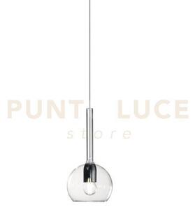 Lampadario a sospensione vetro 1555 piccolo trasparente 1 luce atta
