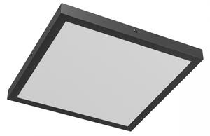 Plafoniera LED 24/35/40W IP20 40x40cm CCT Quadrata - Nera