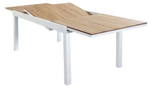 VIDUUS - set tavolo 200/300x95 struttura in alluminio compreso di 8 sedute