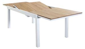 VIDUUS - set tavolo 200/300x95 struttura in alluminio compreso di 6 sedute