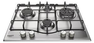 Hotpoint Ariston PCN 643N T/IX/HA Piano Cottura 4 Fuochi a Gas 60 cm (1 Tripla Corona) colore Inox