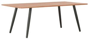 Tavolino da Caffè Nero e Marrone 120x60x46 cm