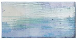 Tappeto in tessuto Multicolore 80 x 150 cm Pittura ad acquerello astratto moderno Beliani