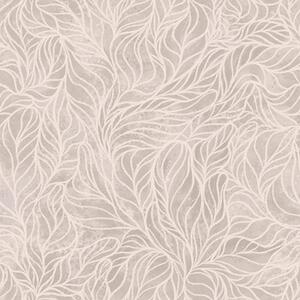 Carta da parati Texture astratta beige con linee morbide di foglie, Parati fiori e piante classici, a00179 : Uwalls.it