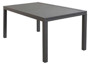 DEXTER - set tavolo in alluminio cm 160/240x90x75 h con 4 sedute