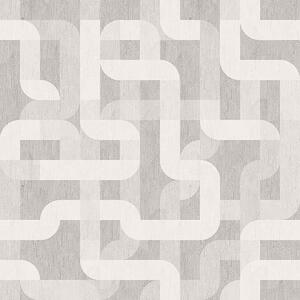 Carta da parati Moderno motivo grafico con linee curve, Parati classici 3D, a00190 : Uwalls.it