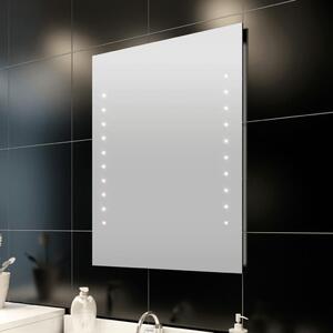 Specchio da Bagno con Luci a LED 50 x 60 cm (L x A)