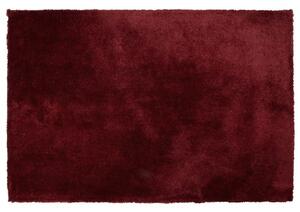Tappeto shaggy rosso 160 x 230 cm Beliani