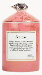 Candela profumata fatta a mano Scorpio (cassis & muschio bianco)