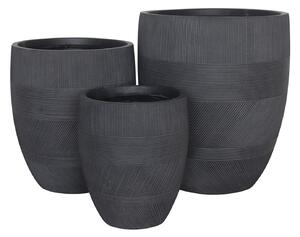 PEDRO - set di 3 vasi