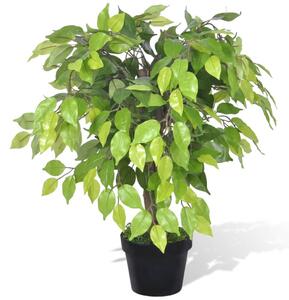 Ficus Nano Artificiale con Vaso 60 cm