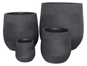 ALVARO - set di 4 vasi