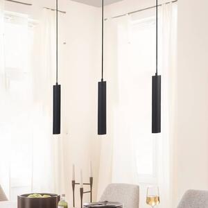 Schöner Wohnen Lampada a sospensione DANTE, Nero, Soggiorno / Sala da pranzo, Metallo, Moderno, Lampada a sospensione