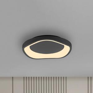 Schöner Wohnen Plafoniera soffitto MONTA, dimmerabile, Nero, Soggiorno / Sala da pranzo, Metallo, Moderno, Plafoniera