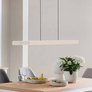 Schöner Wohnen Lampada a sospensione ADRIANA ROUND, dimmerabile, Crema / Ambra, Soggiorno / Sala da pranzo, Alluminio, Moderno, Lampada a sospensione