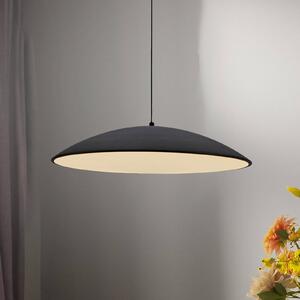 Schöner Wohnen Lampada a sospensione LENTE, dimmerabile, Nero, Soggiorno / Sala da pranzo, Metallo, Moderno, Lampada a sospensione