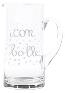 Simple Day Brocca "Con Bolle" in vetro soffiato 1,2l