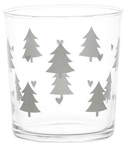 Simple Day SET 2 Bicchieri Alberi & Cuori in vetro temperato 35.5 cl