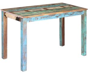 Tavolo da Pranzo in Legno Massello Recuperato 115x60x76 cm