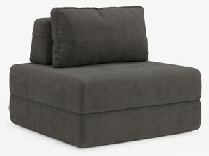 Rift poltrona letto con materasso alto 24 cm e memory foam - schienale