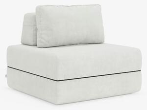 Rift poltrona letto con materasso alto 24 cm e memory foam - schienale