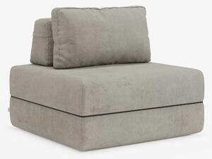 Rift poltrona letto con materasso alto 24 cm e memory foam - schienale