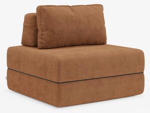 Rift poltrona letto con materasso alto 24 cm e memory foam - schienale
