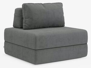 Rift poltrona letto con materasso alto 24 cm e memory foam - schienale
