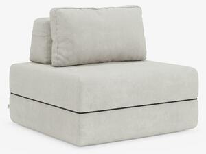 Rift poltrona letto con materasso alto 24 cm e memory foam - schienale