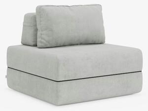 Rift poltrona letto con materasso alto 24 cm e memory foam - schienale