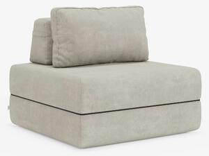 Rift poltrona letto con materasso alto 24 cm e memory foam - schienale