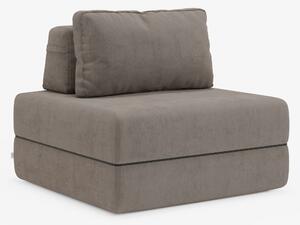 Rift poltrona letto con materasso alto 24 cm e memory foam - schienale