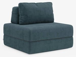 Rift poltrona letto con materasso alto 24 cm e memory foam - schienale
