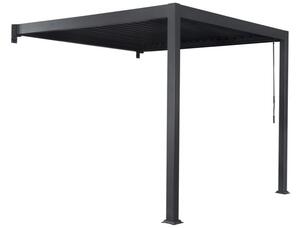 Pergola da terrazzo a parete Lagos 3 x 4 m Garden Point antracite