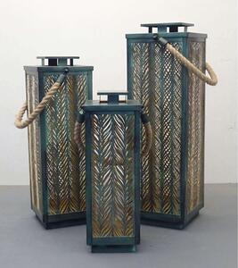 MIZUKI - set di 3 lanterne in metallo