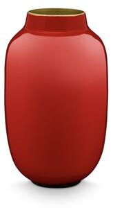 Pip Studio Amsterdam Mini Vaso Metal Oval 14 cm (4 Colori) Red