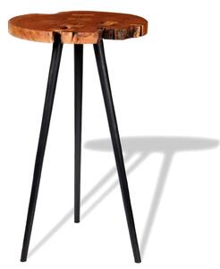 Tavolo a Tronco Legno Massello di Acacia (55-60)x110 cm