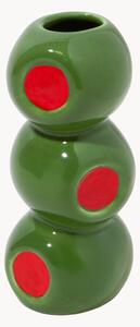 Vaso in ceramica Olivia, alt. 11 cm
