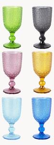 Set di 6 bicchieri da vino Ice