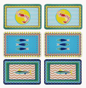 Set di 6 tovagliette americane Corfù