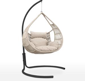 Dondolo da Giardino CAPRI Beige-tortora