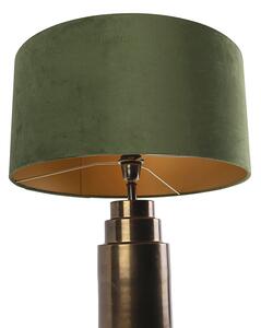 Lampada da tavolo bronzo paralume verde scuro oro 50cm - BRUUT