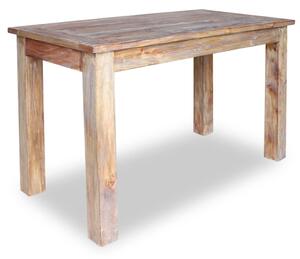 Tavolo da Pranzo in Legno Massello Anticato 120x60x77 cm