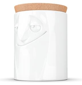 Tassen By Fiftyeight Products Barattolo in Ceramica Grande Affascinante 3D con Tappo in Sughero