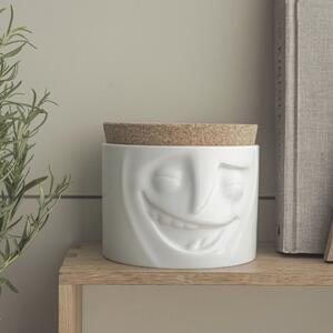 Barattolo in Ceramica Piccolo Allegro 3D con Tappo in Sughero - TASSEN By Fiftyeight Products