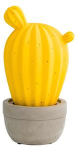 Lampada cactus gialla/sabbia porcellana