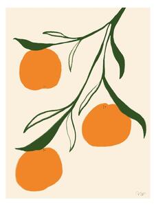 Poster 30x40 cm Orange – Anna Mörner – The Poster Club